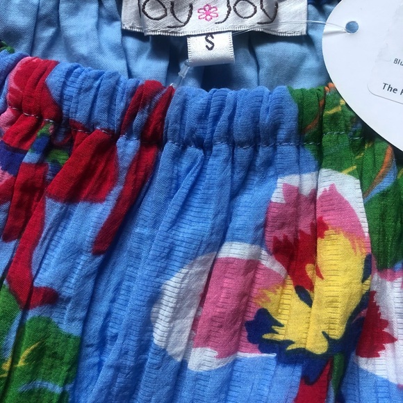 Joy Joy Blue Tropical Dress - Picture 2 of 2